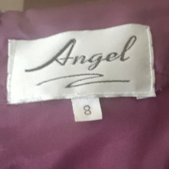 J7 - Exquisite Starburst Fully Beaded Beautiful Maxi Gown - slit in back - Picture 8 of 9